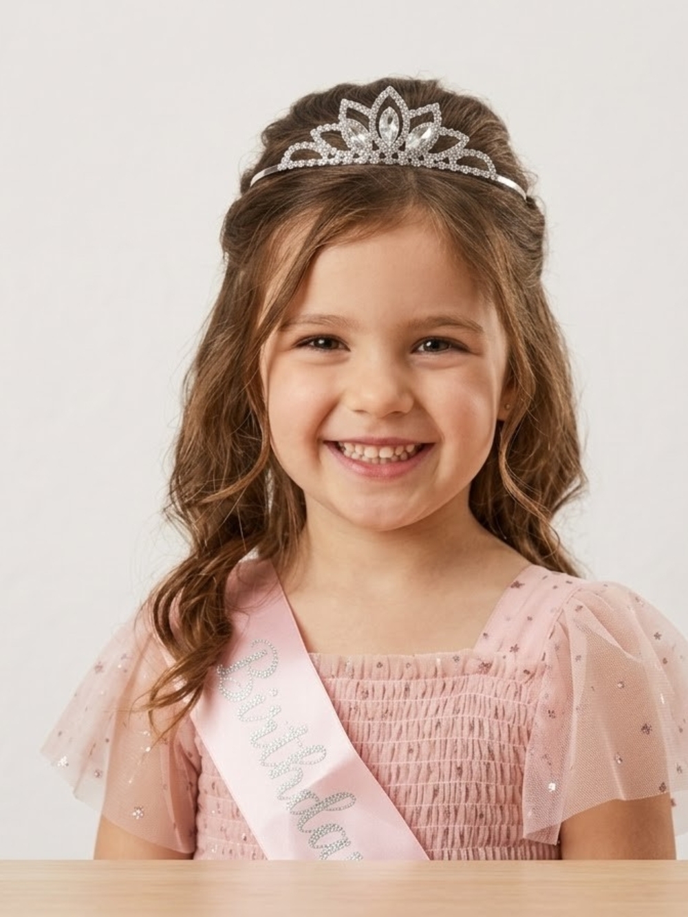 Sparkling Rhinestone Princess Tiara
